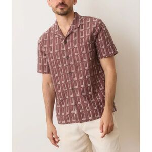 Marine Layer Dobby Resort Shirt Men's Medium